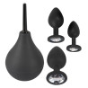 Black Velvets Kit 3 Plugs Bijou Velvet Jewel Noir